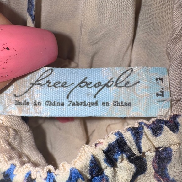 New Free People‎ Tea Combo dress large - Picture 6 of 8